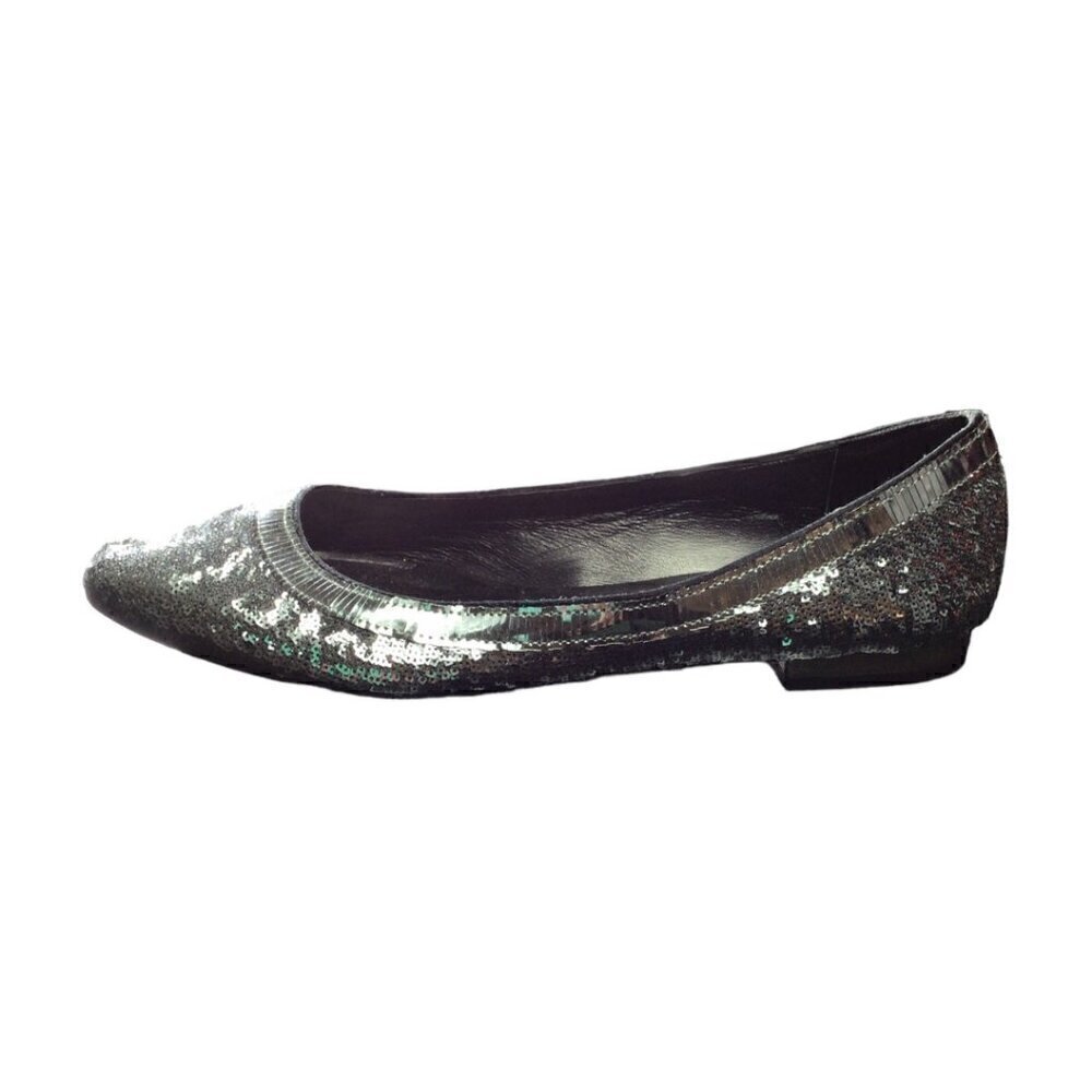 Talbots Sparkly sequin woman’s flats size 6 EUC